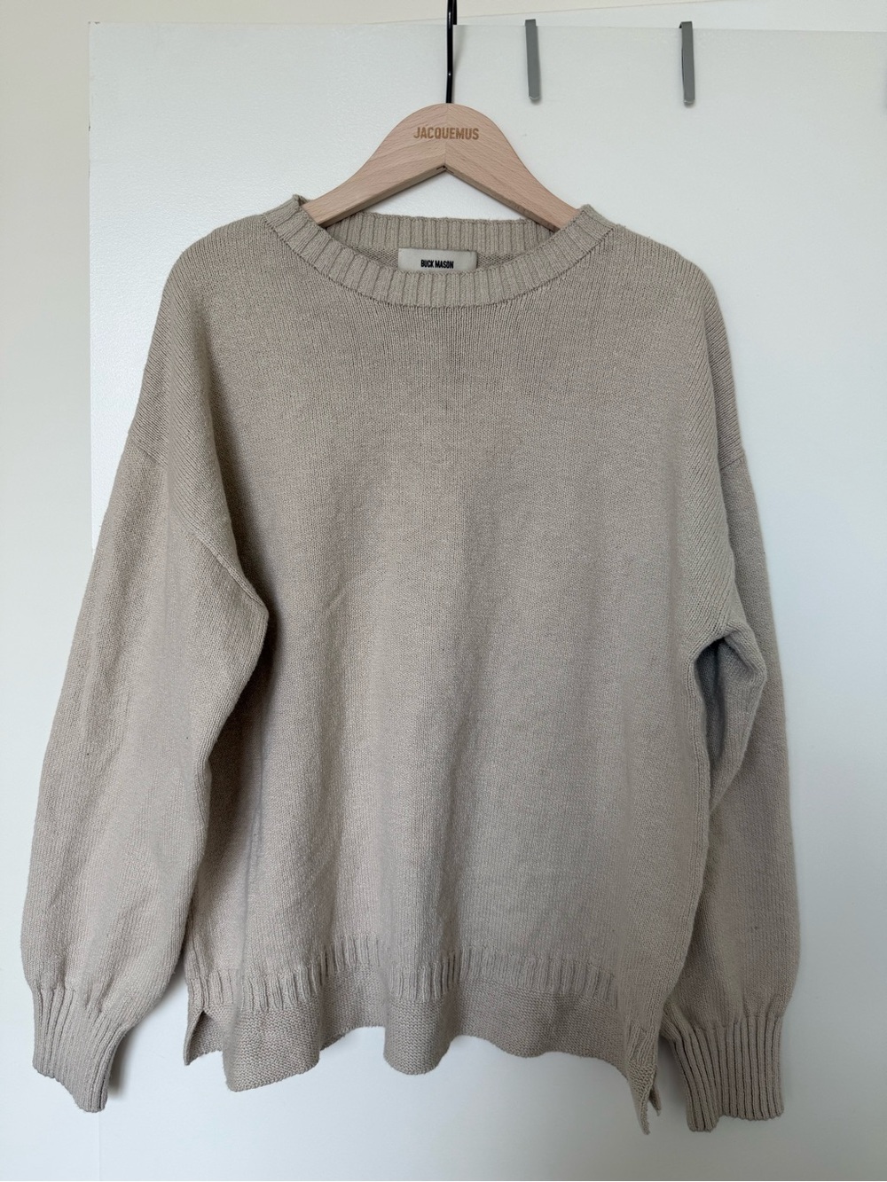 Buck Mason Men’s Crewneck Sweater - Light Beige